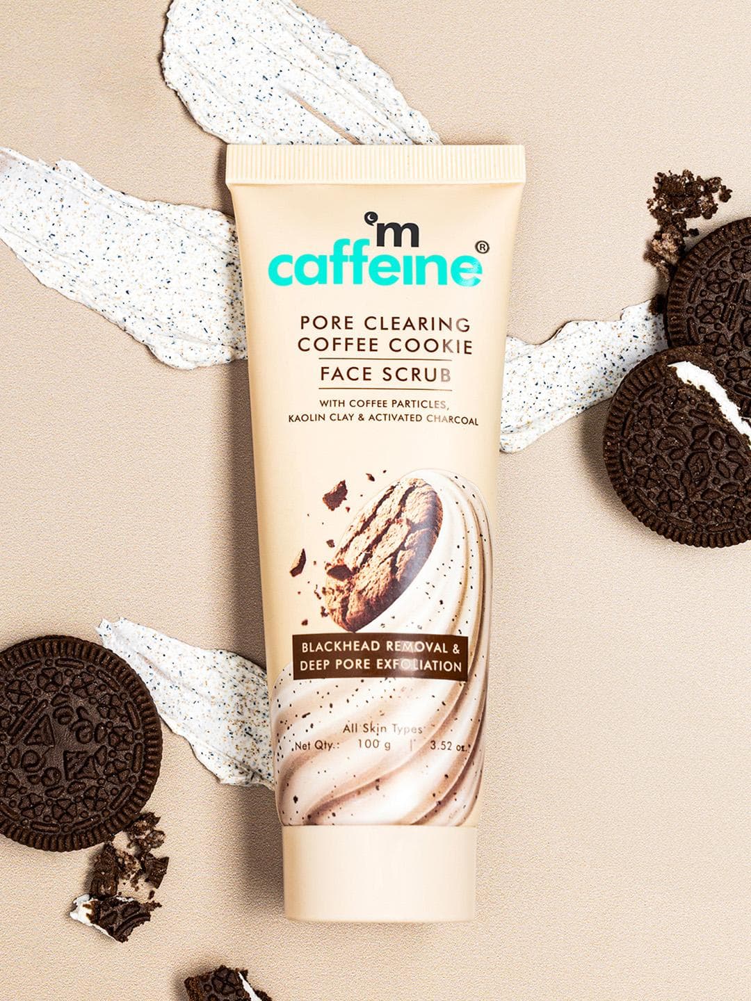 Buy MCaffeine 4.5% Exfoliants Pore Clearing Remove Blackheads Coffee & Cookie Face Scrub 100g - - Personal Care for Unisex