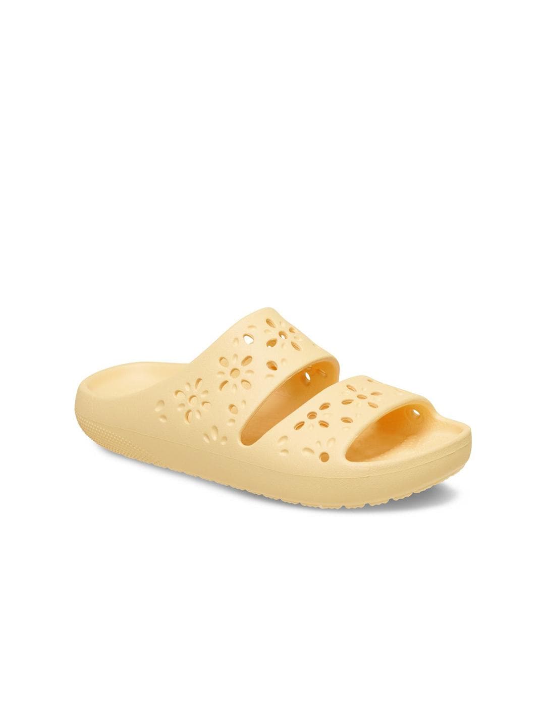 Crocs Unisex Classic Floral Cut Out Flip Flops