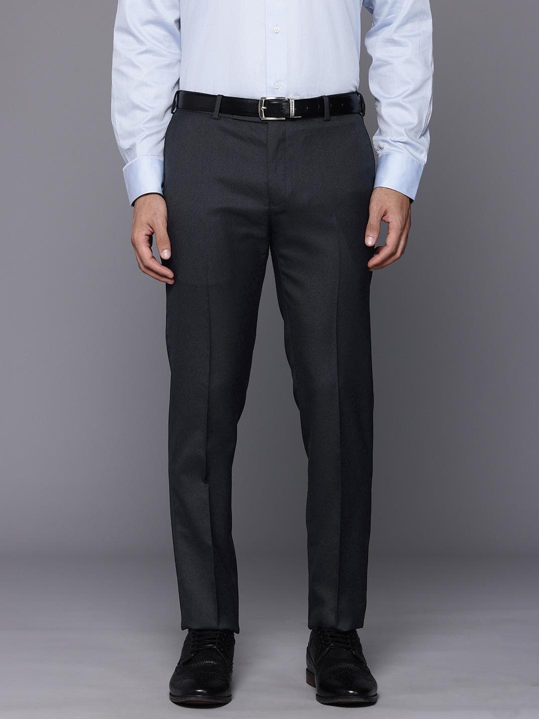 Raymond Men Slim Fit Formal Trousers