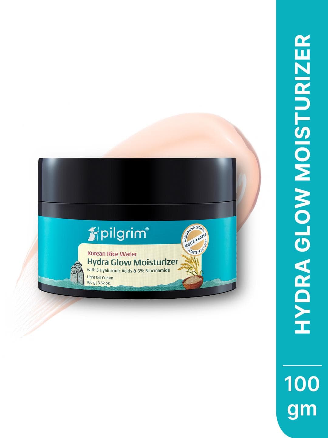 Buy Pilgrim Korean Rice Water Hydra Glow Light Gel Moisturizer With 5x Hydration 100 G - - Personal Care for Unisex