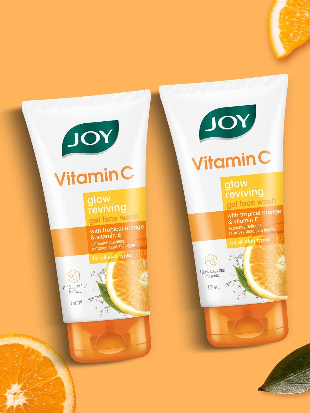 Buy JOY Set Of 2 Skin Brightening Vitamin C Face Wash 150 Ml Each - - Personal Care for Unisex