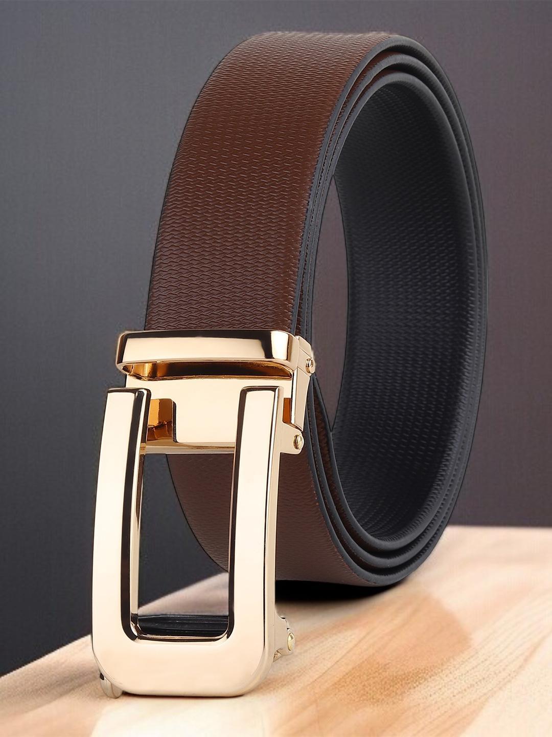 Buy Killer Men Textured Reversible Formal Belt - - Accessories for Men