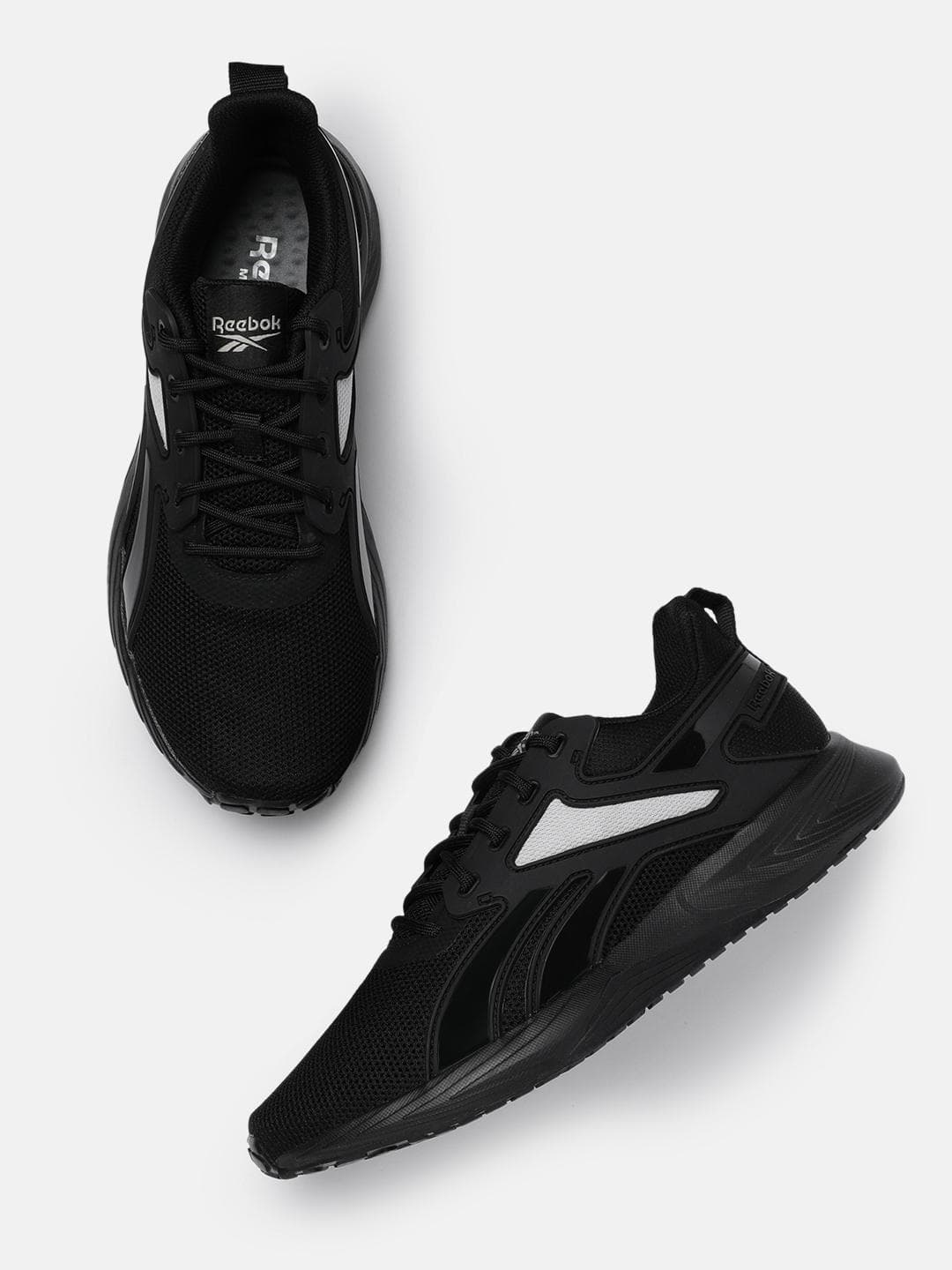 Reebok Men Force Runner Woven Design Running Shoes