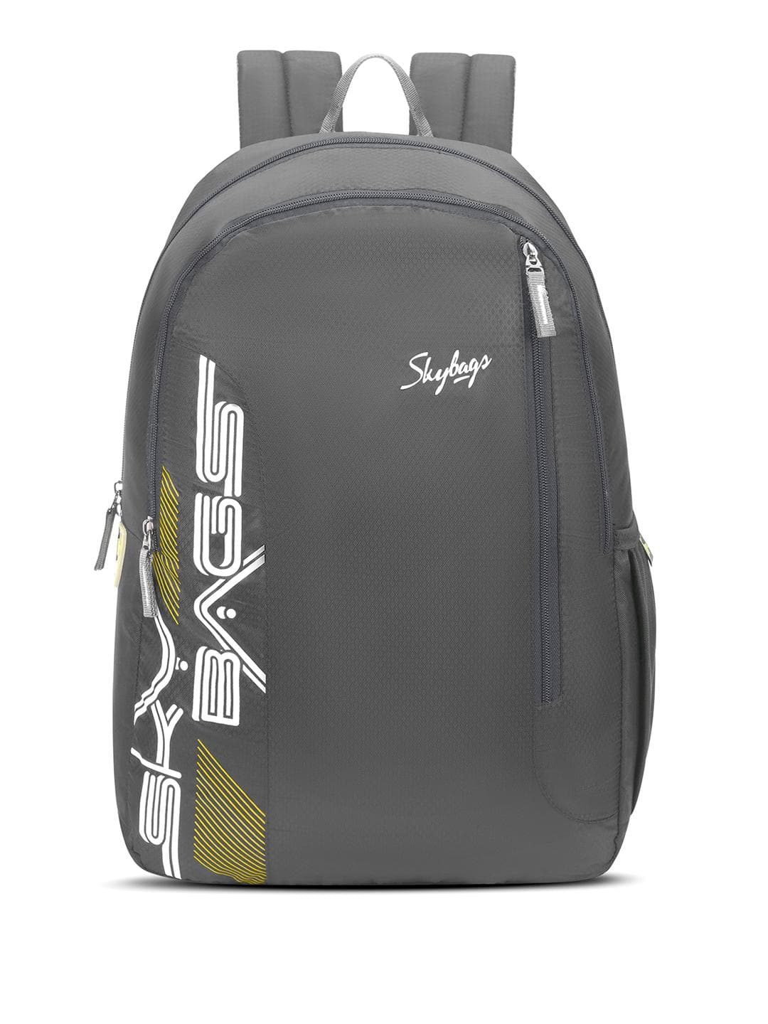 Skybags Sync Grey 22L Backpack, Built-to-Last Straps & Bottle Pockets Lightweight Backpack