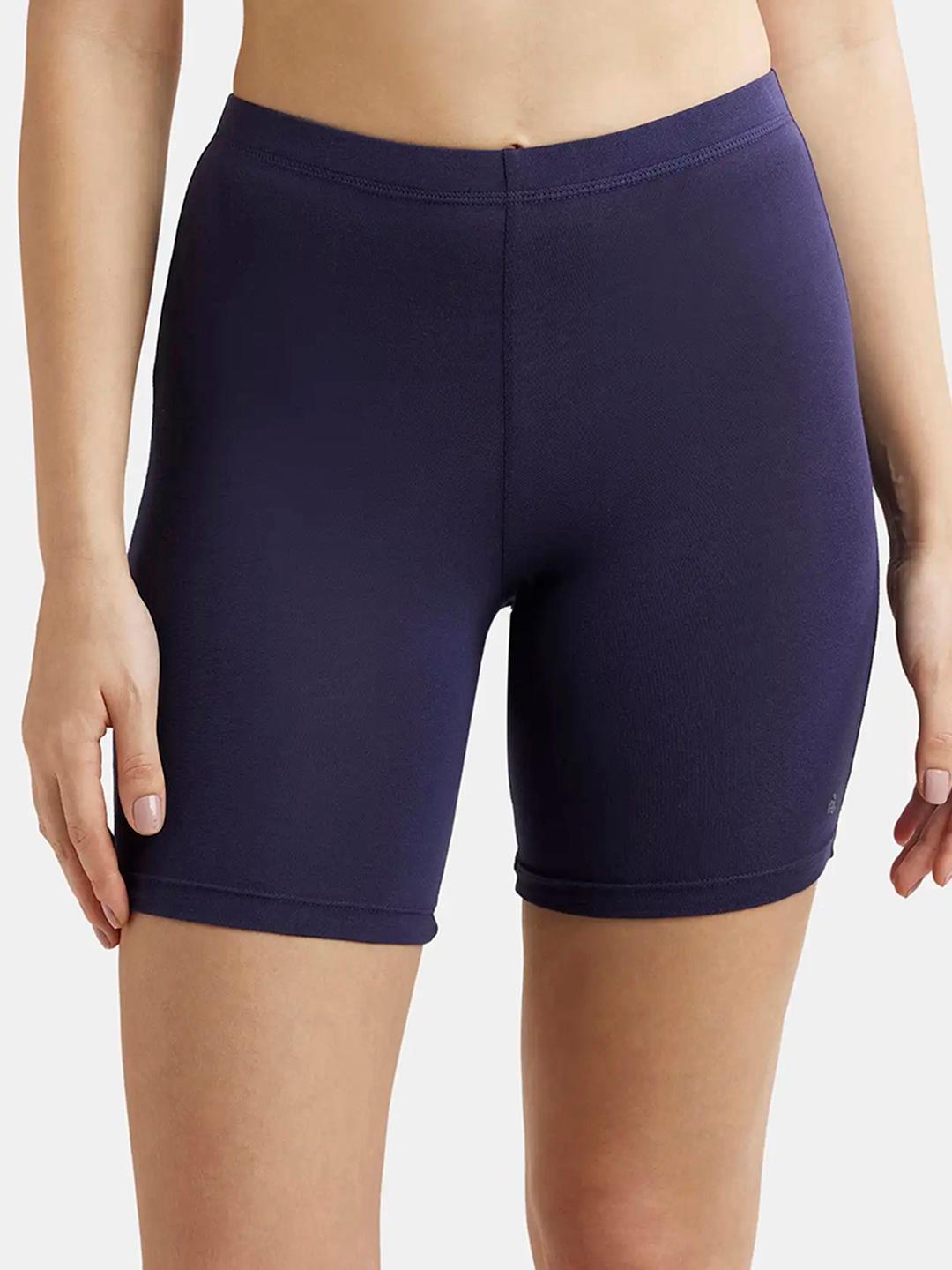 Buy Jockey High Coverage Super Combed Cotton Concealed Waistband Stretch Shorties 1529 - - Apparel for Women