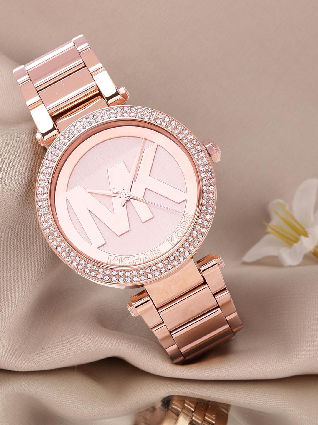 Michael Kors Women Rose Gold Analogue Watch