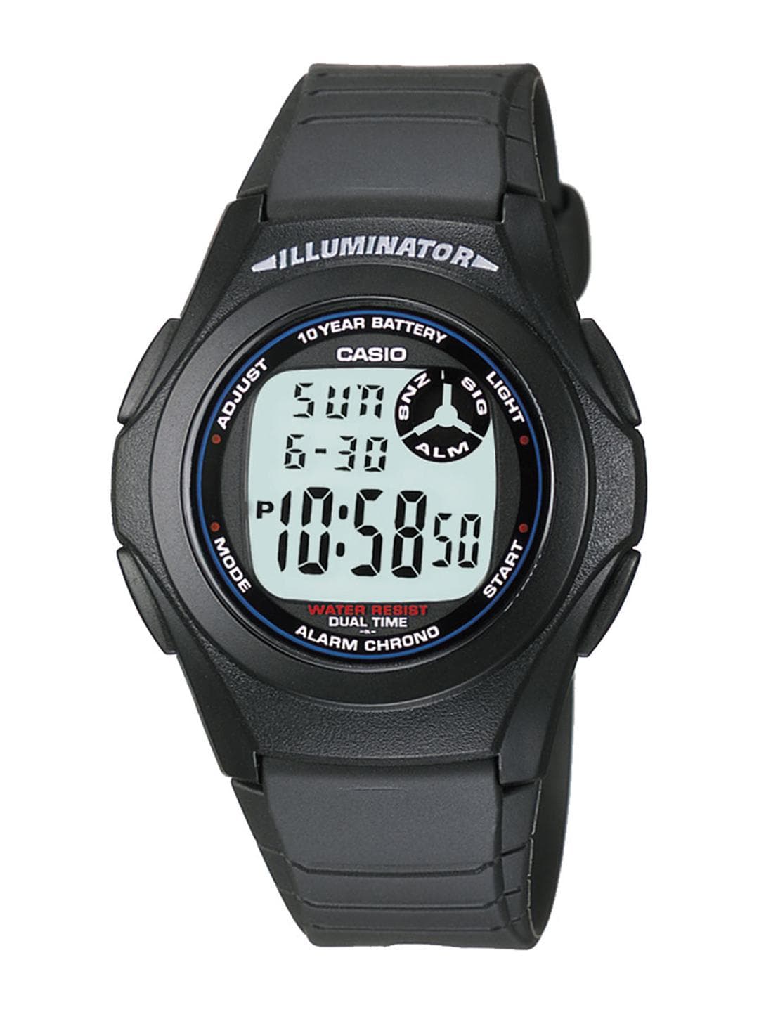 Buy Casio Youth Digital F 200W 1AUDF Grey Digital Dial Resin D027 - - Accessories for Unisex