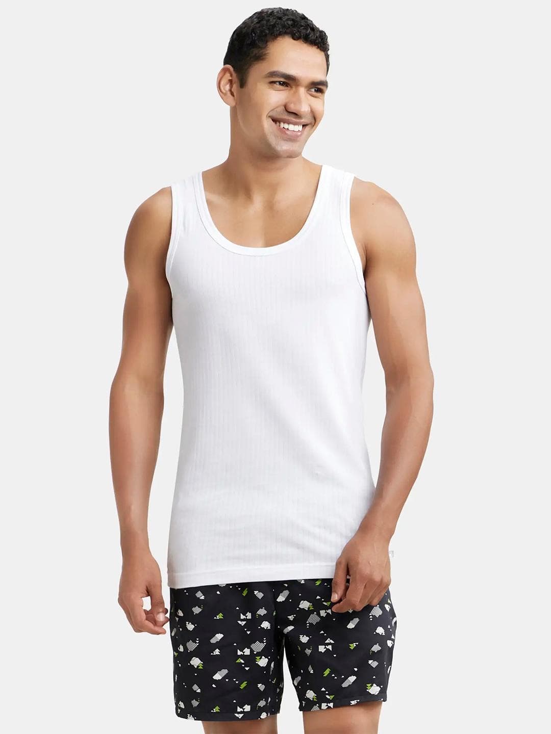 Jockey Combed Cotton Round Neck Sleeveless Vest-8816