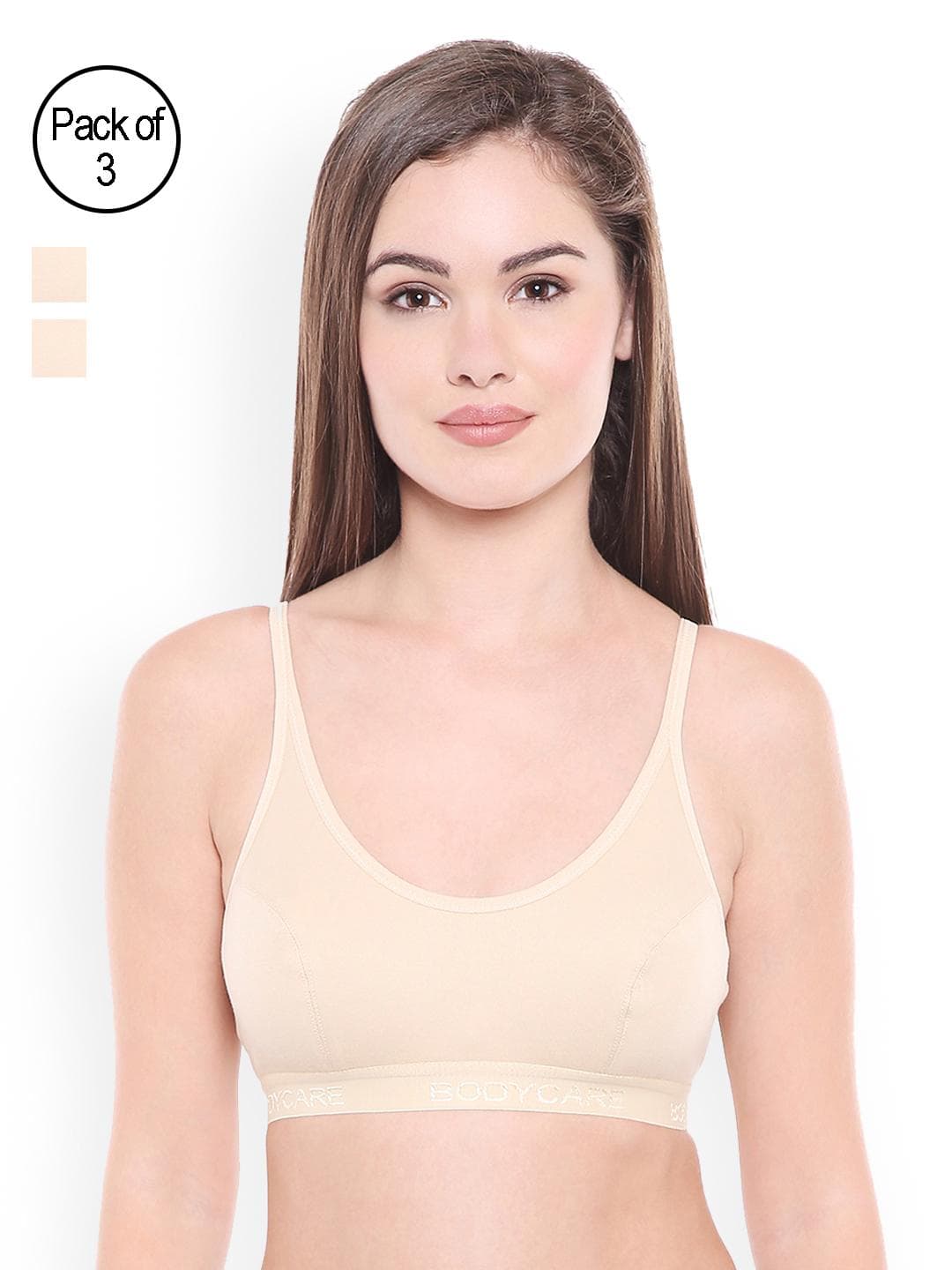 Bodycare Pack of 3 Full Coverage Sports Bras E1608SSS