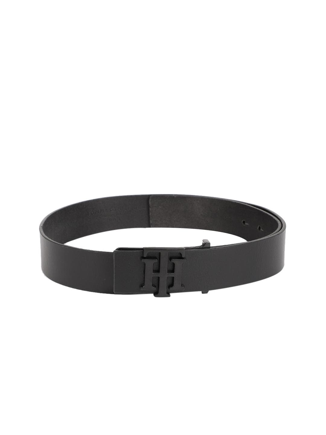 Buy Tommy Hilfiger Men Black Solid Belt - - Accessories for Men
