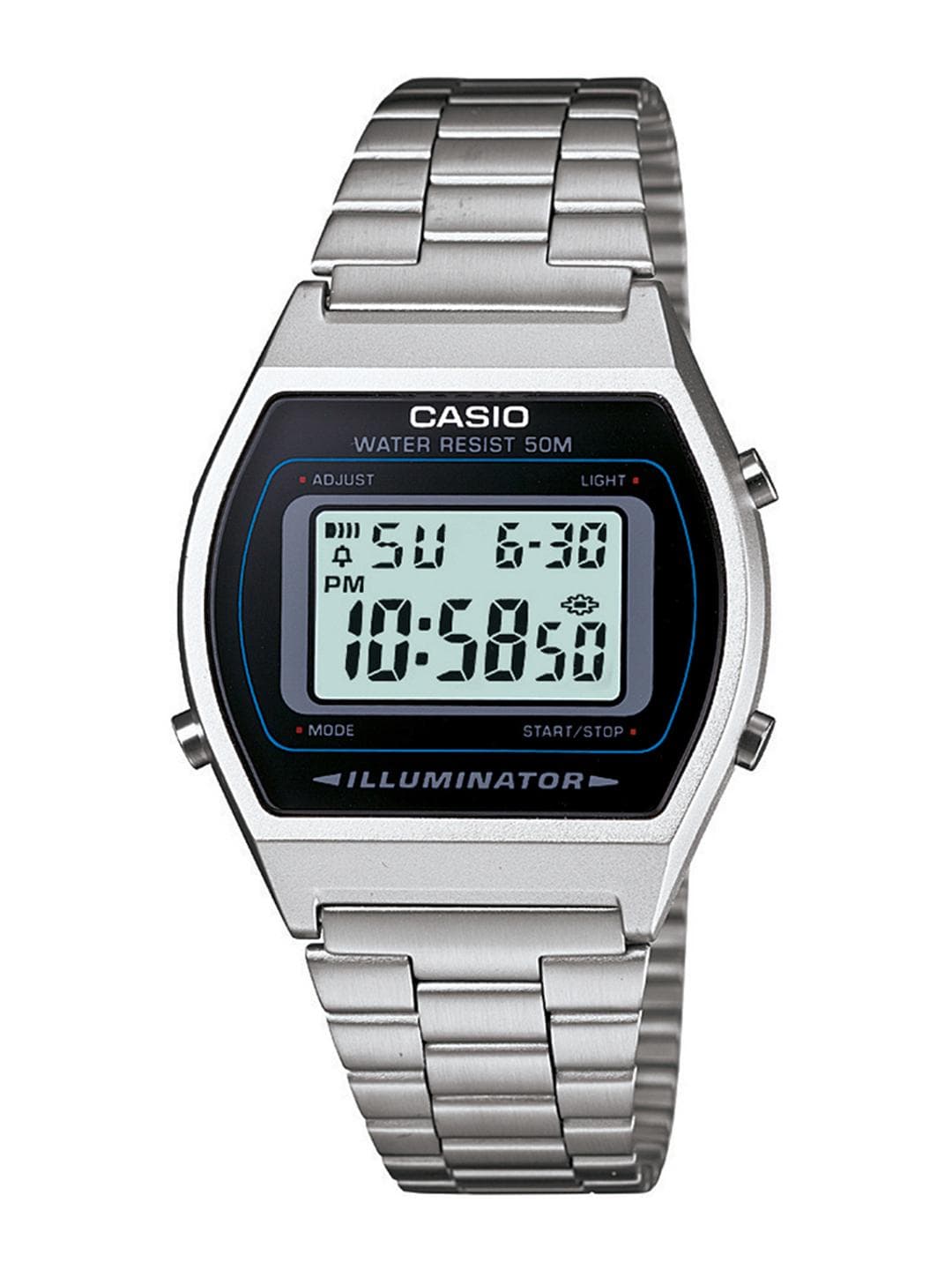 Buy CASIO Vintage B640WD 1AVDF Black Digital Dial Silver Stainless Steel Band D129 - - Accessories for Women