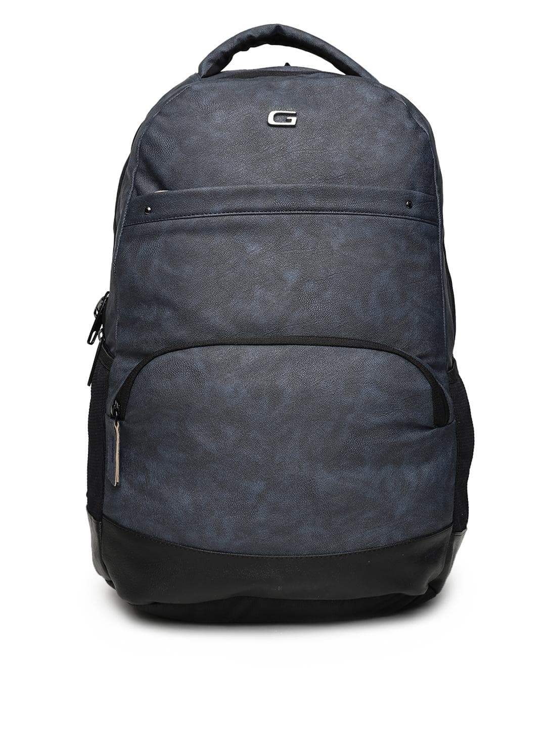 Gear Unisex Blue Vintage 2 Faux Leather Solid Laptop Backpack