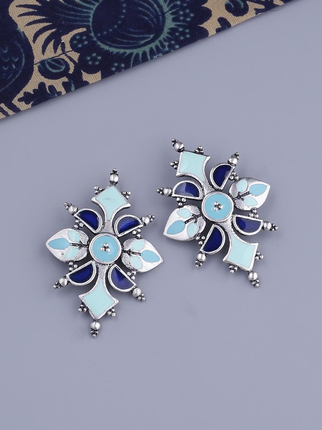 Bagh E Fiza Dreamy Enamel Earrings