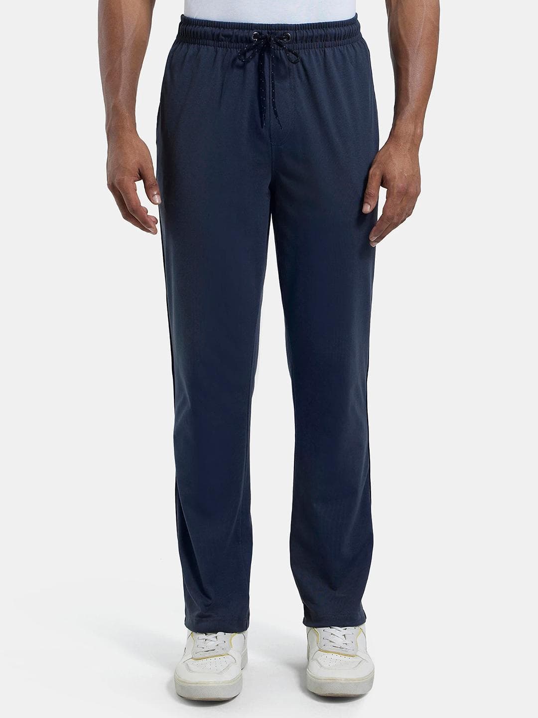 Jockey Super Combed Cotton Rich Solid Trackpant with Side Pockets - 9500