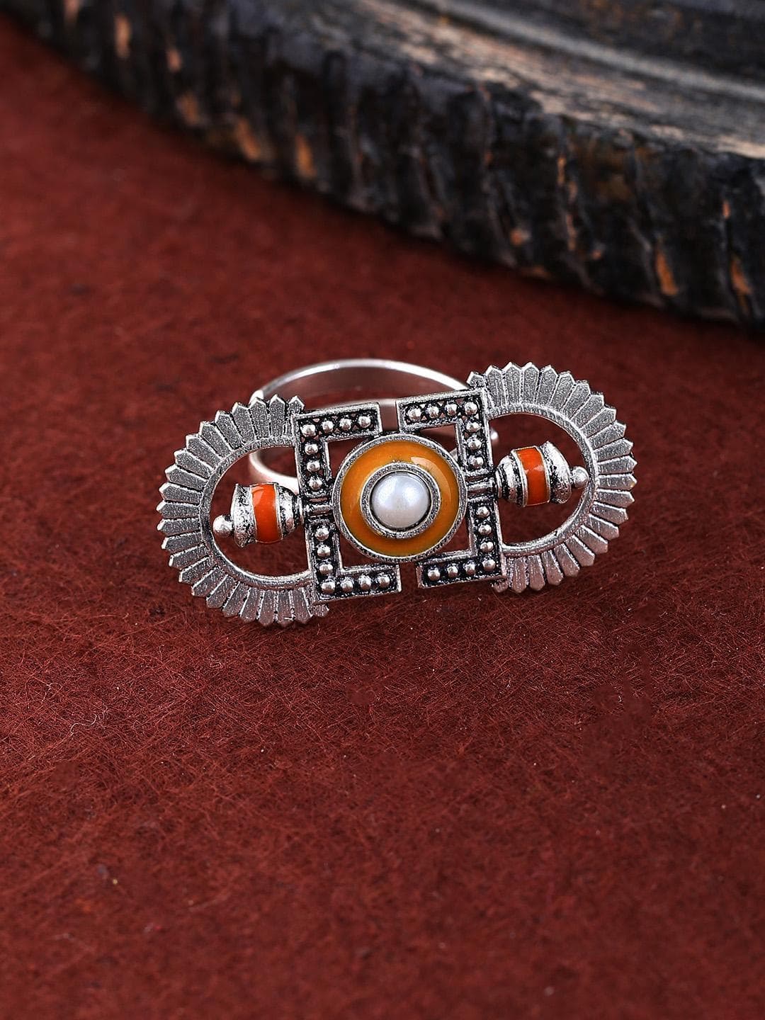 Sanwari Tribal Motif Finger Ring
