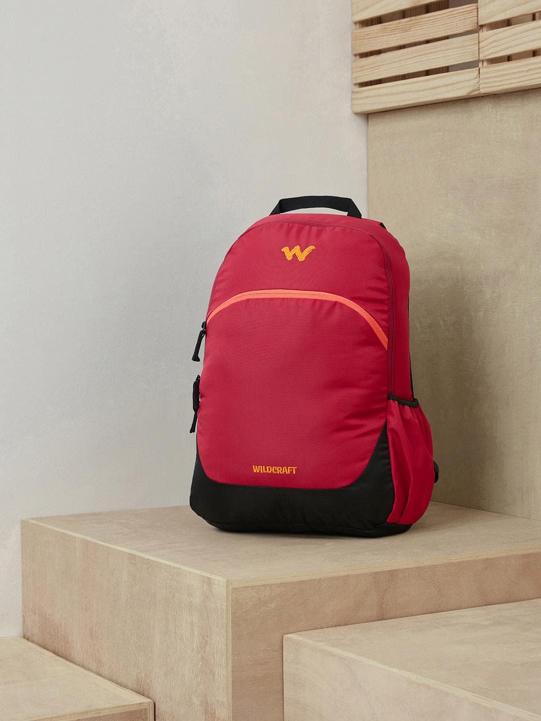 Buy Wildcraft Unisex Red Brand Logo Backpack - - Accessories for Unisex