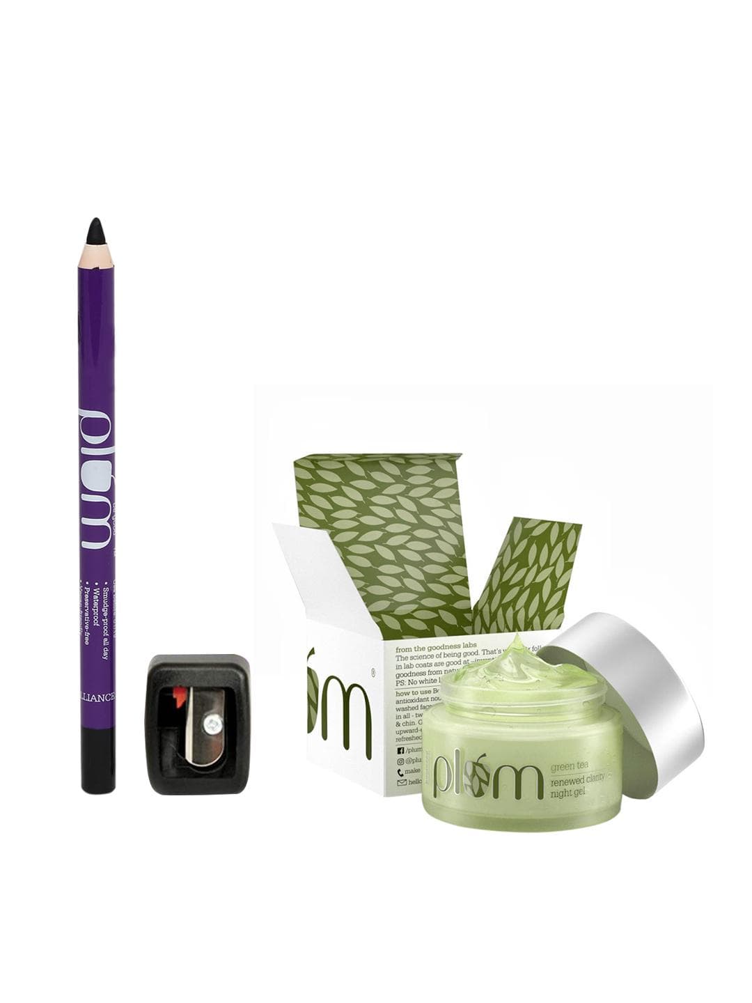 Plum Set of Kajal & Night Gel
