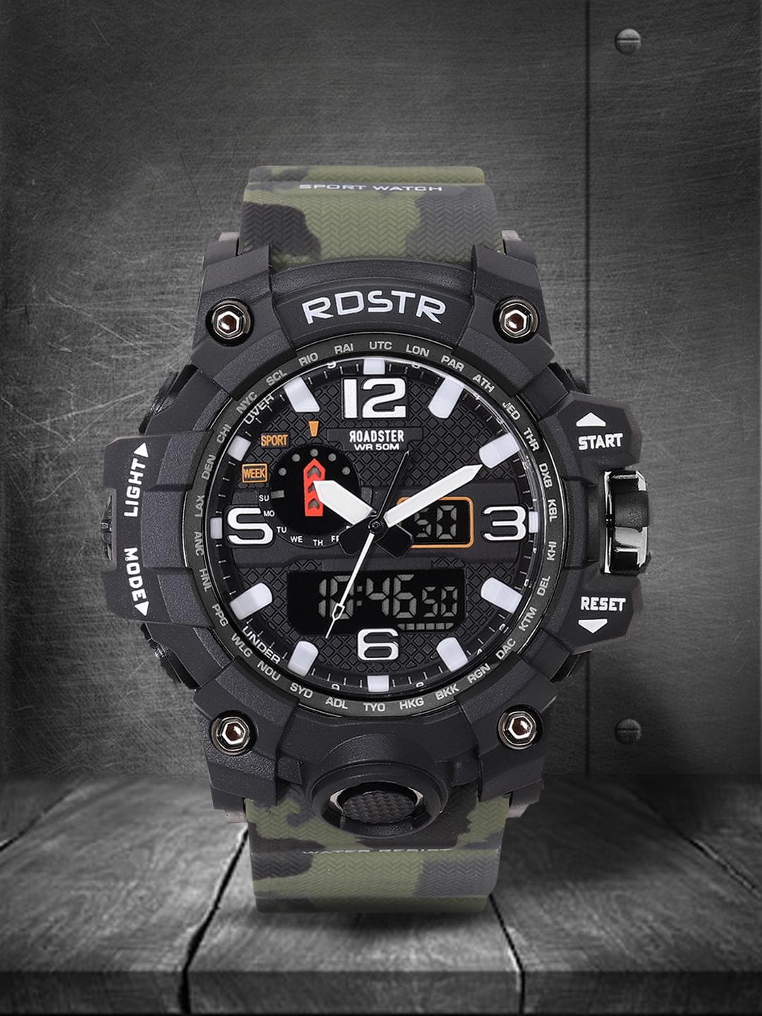 Buy The Roadster Lifestyle Co Men Black Analogue And Digital Watch MFB PN SM 1545 - - Accessories for Men