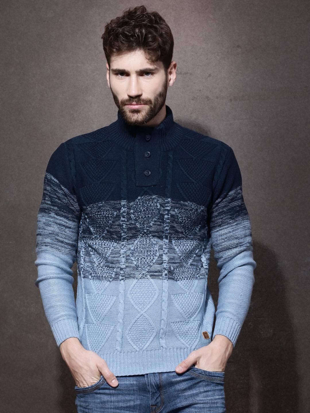 Roadster Blue Sweater