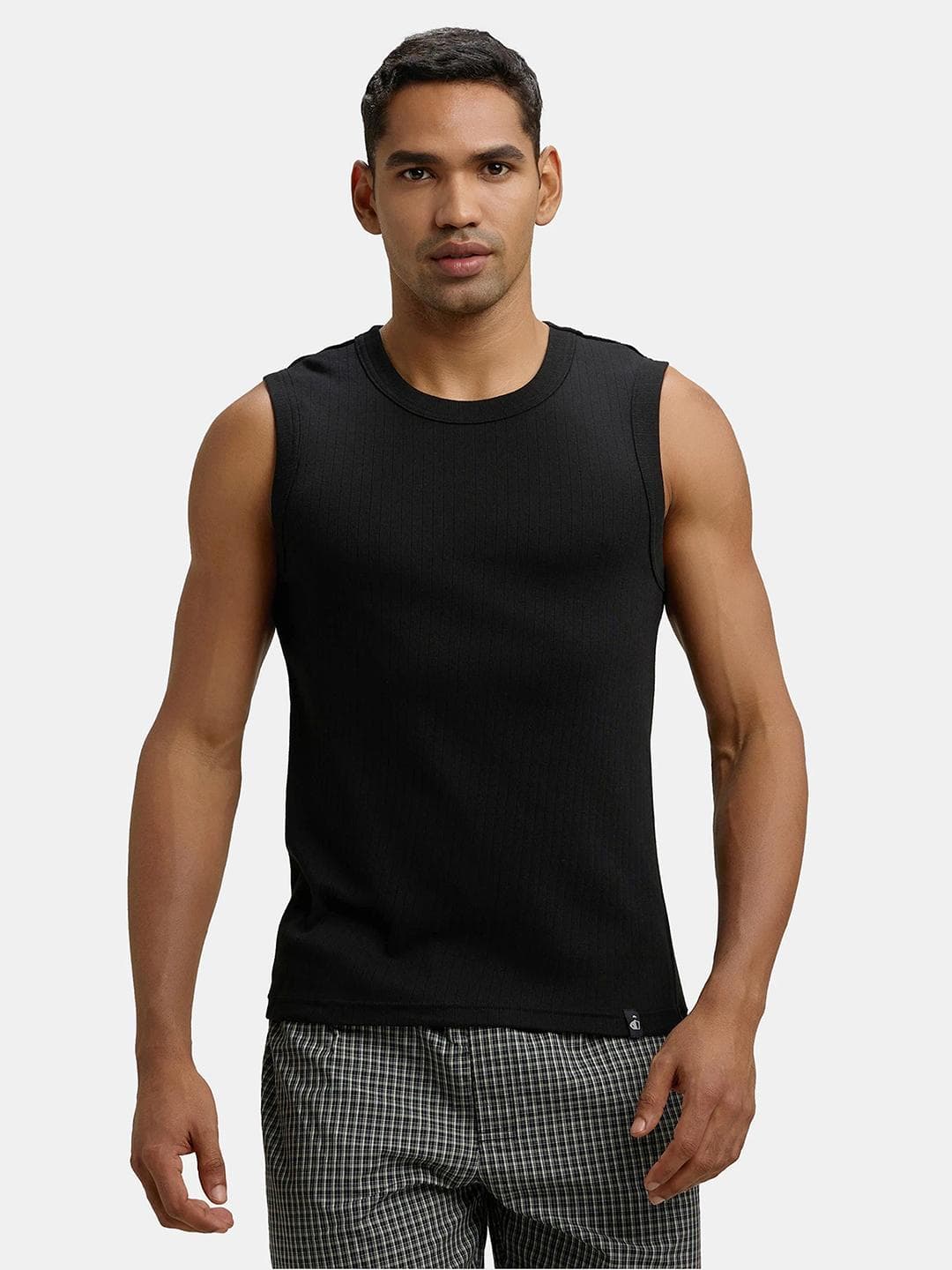 Buy Jockey Combed Cotton Rib Round Neck Muscle Regular Fit Vest 9930 - - Apparel for Men
