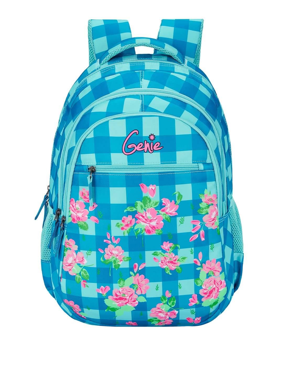 Buy Genie Unisex Checked Large Backpack 36 L - - Accessories for Unisex Kids