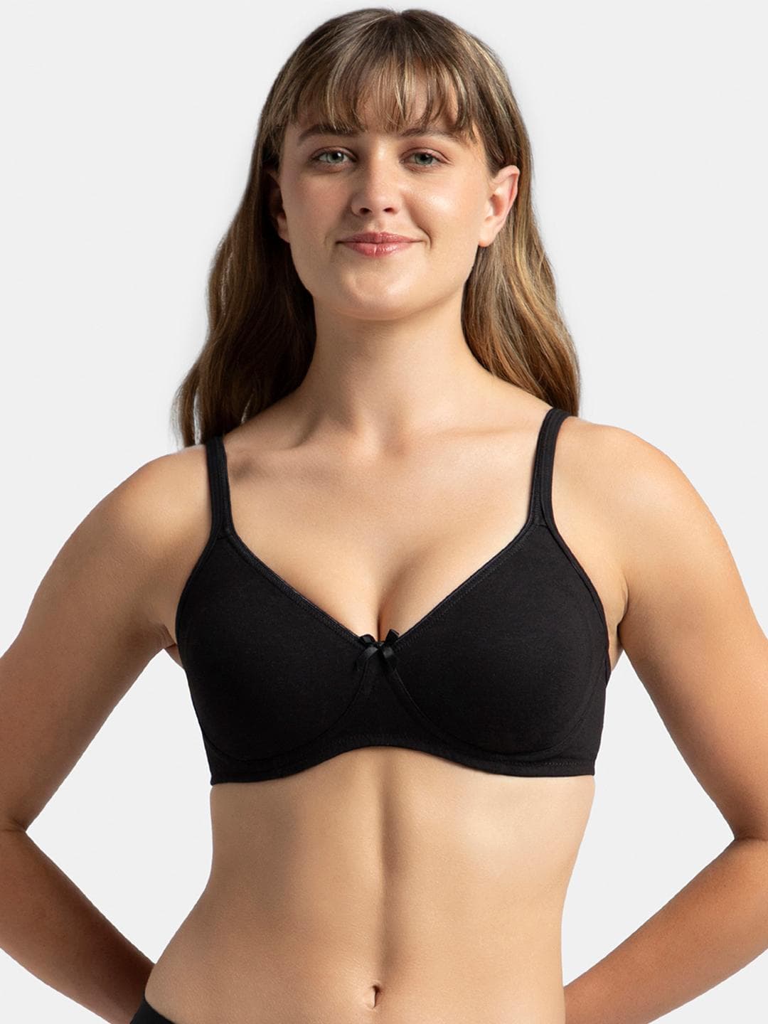 Buy Jockey Wirefree Non Padded Medium Coverage Everyday Bra 1722 - - Apparel for Women