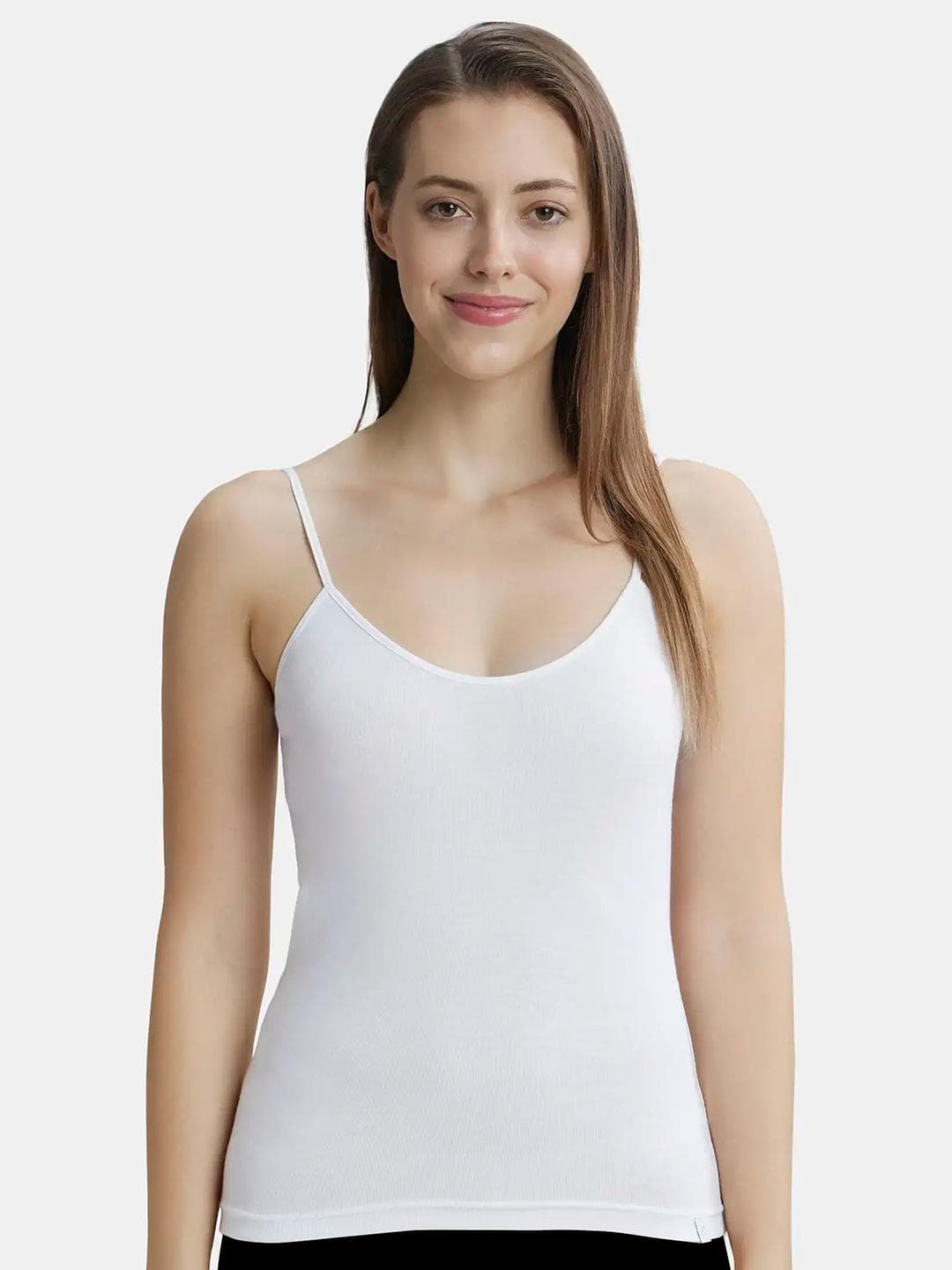Buy Jockey Super Rib Camisole With Adjustable Straps And StayFresh Treatment 1487 - - Apparel for Women