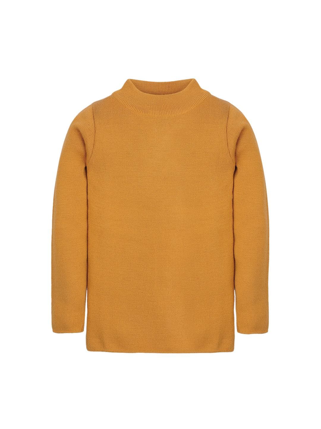RVK Kids Mustard Yellow Solid Sweater