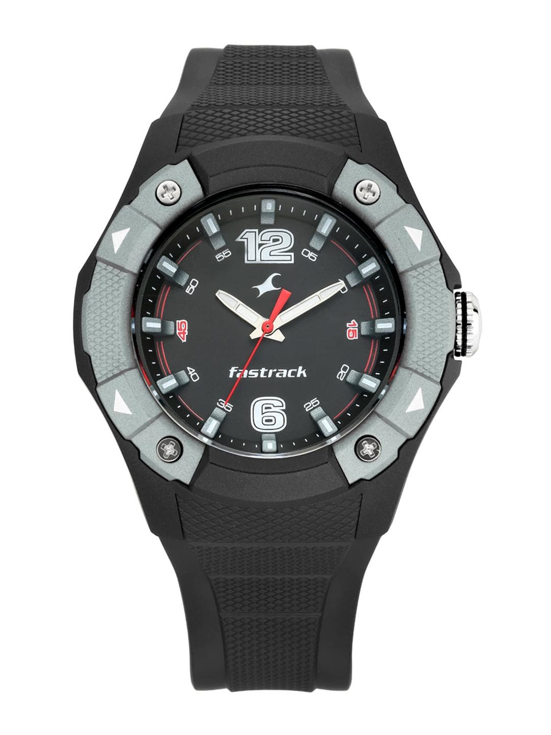 Fastrack Trendies Quartz Analog With Black Dial Watch For Guys - Nr38057pp02