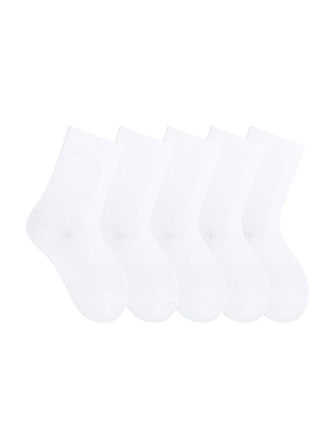 Bonjour Kids Pack Of 5 Assorted Calf-Length School Socks