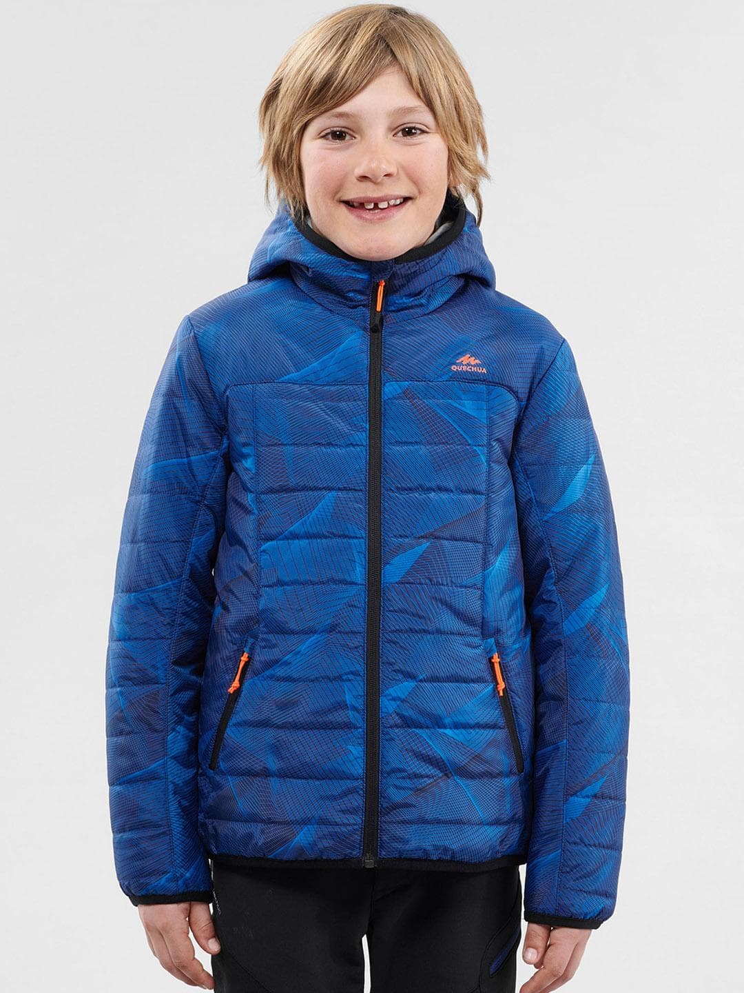 Decathlon QUECHUA - Kids Blue Winter Hiking And Trekking Padded Jacket