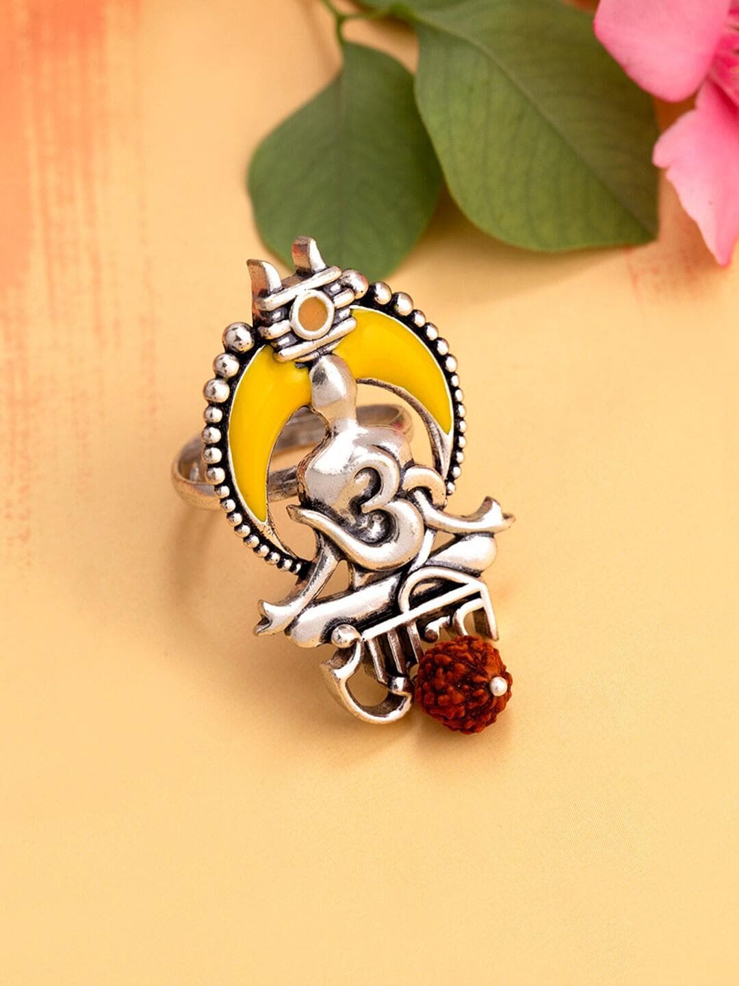 Aham Brahmasmi Om Shanti Ring
