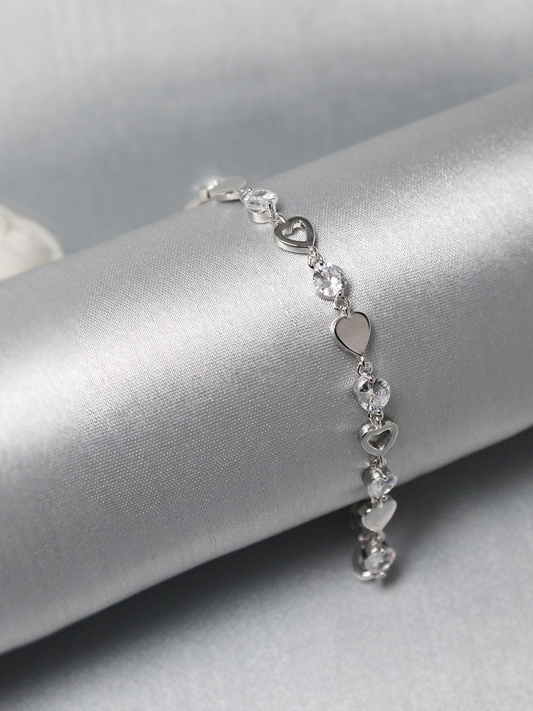 Buy GIVA 925 Silver Heartlock Bracelet - - Accessories for Women