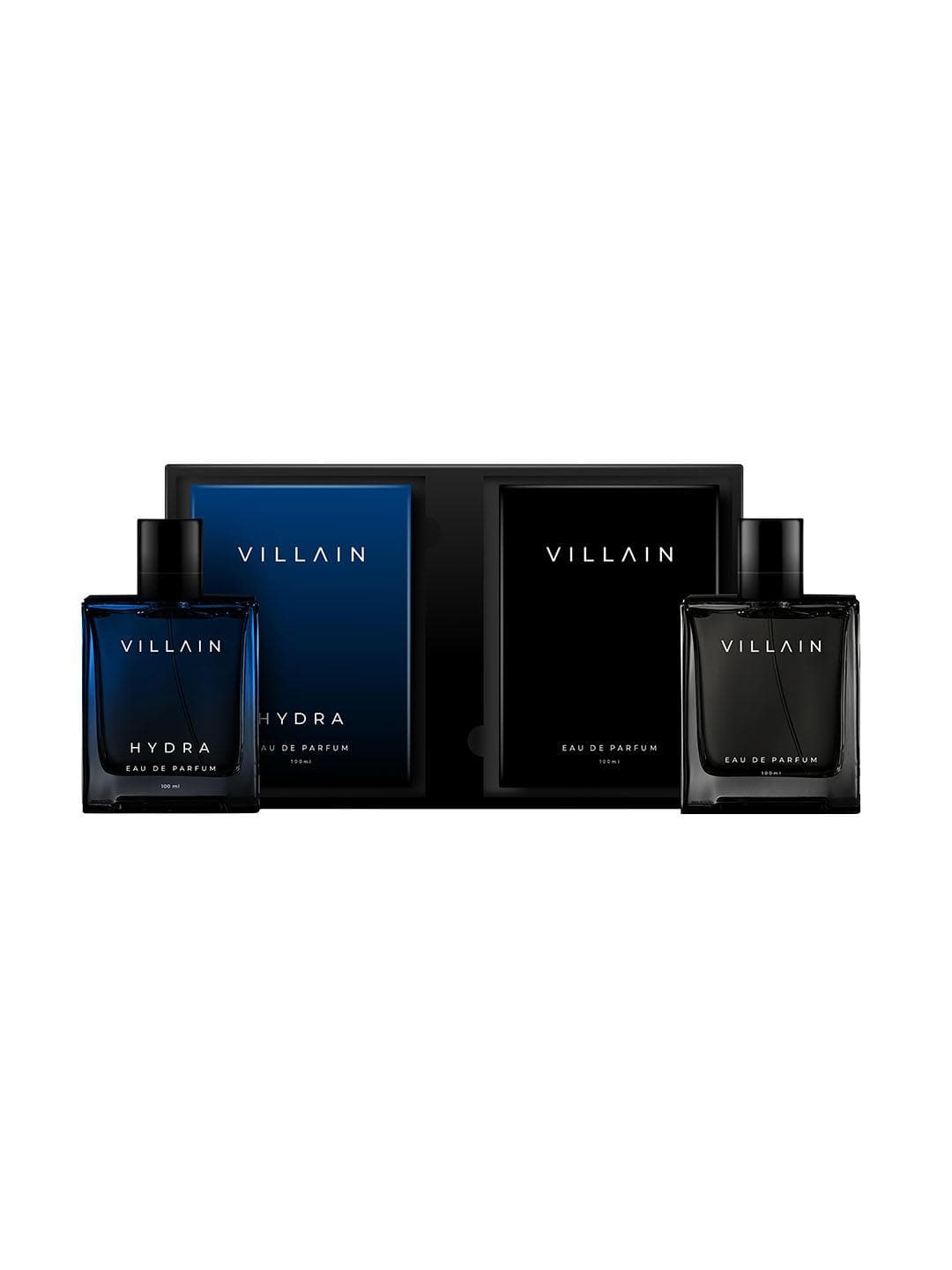 VILLAIN Men Party Combo Eau De Parfum - Classic 100ml & Hydra 100ml