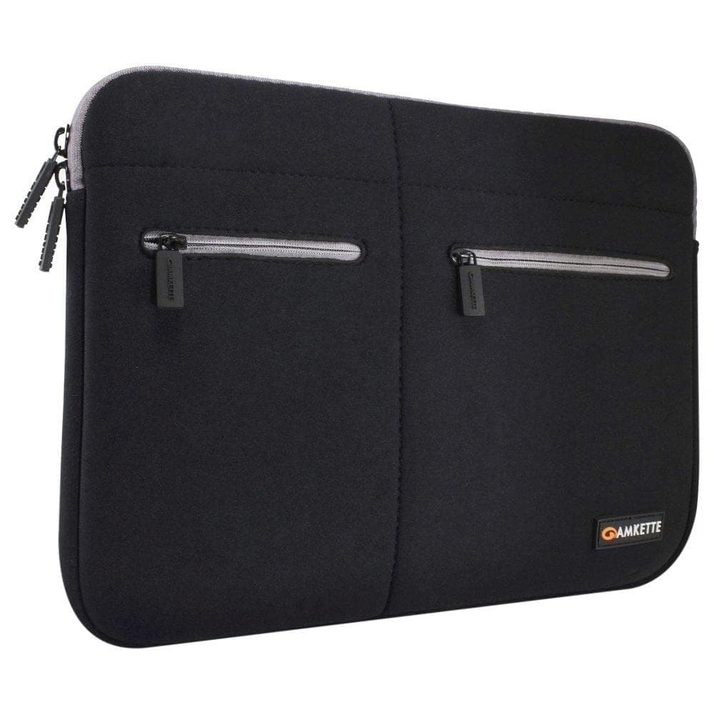 Amkette Neo Case Laptop Sleeve for 38.1 cm (15 inch) Laptop, Black