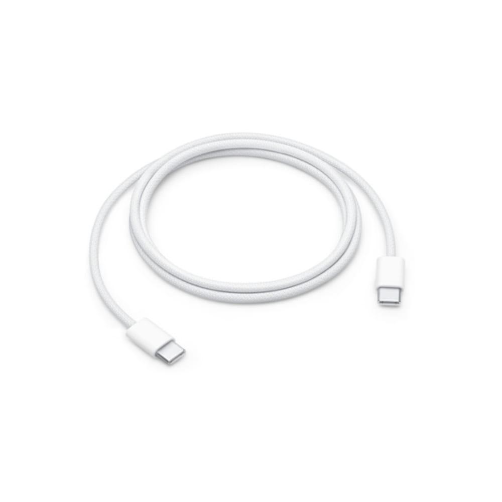 Apple 100 cm (1 m) Type-C to Type-C Charging Cable, Upto 60 W Charging, Data Transfer at USB 2 Rate, Compatible with USB-C Adapters and iPhone 15, Plus, Pro, and Pro Max, Original, White