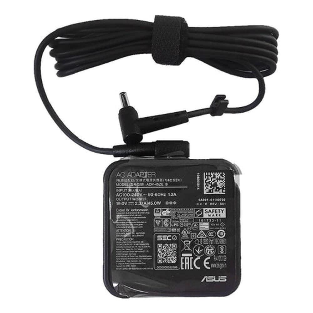 Asus AD45-00B (ADP-45ZE B)Laptop Adapter with 45 Watt Output Power, Black