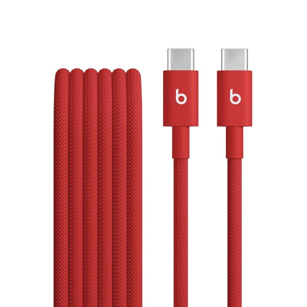 Apple Beats USB-C to USB-C Woven Charging Cable 150 cm (1.5 m), Rapid Red