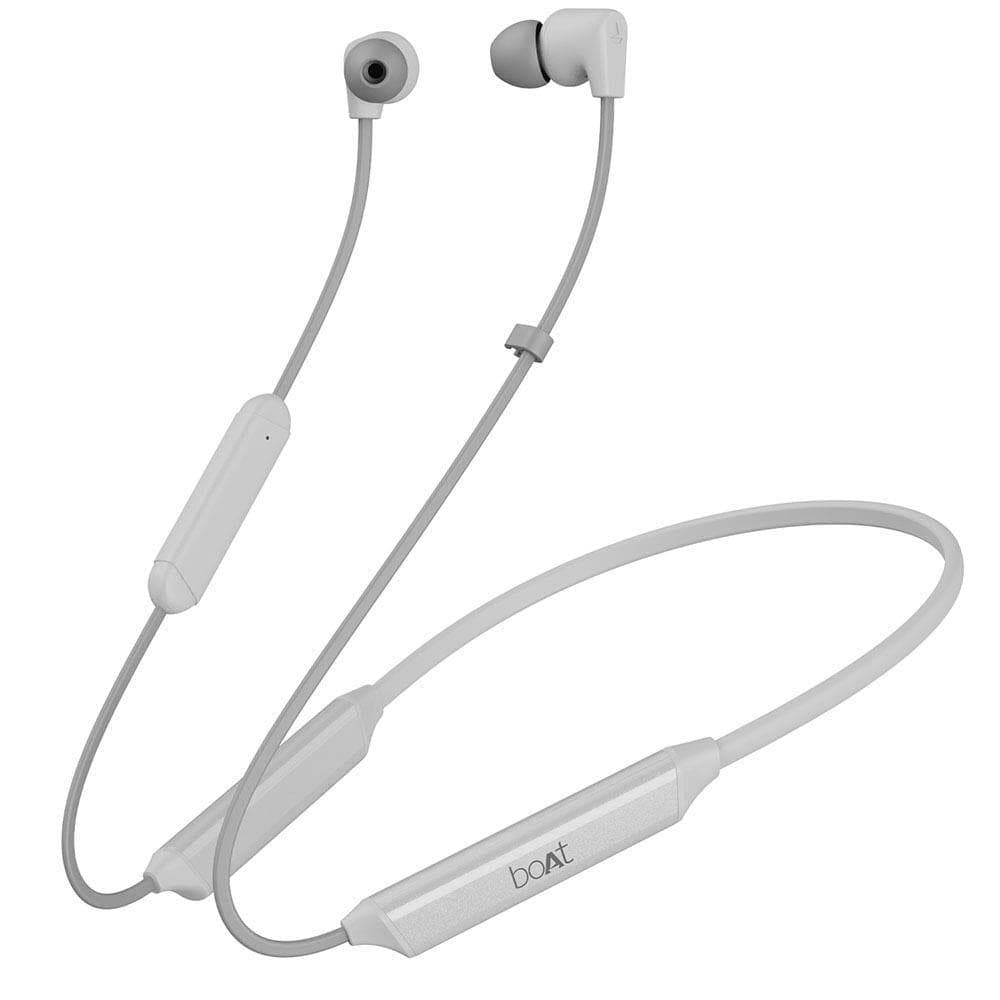 boAt Rockerz Trinity in Ear Earphones with 150 H Playtime, Crystal Bionic Sound Powered by HiFi, Signature Sound, Beast Mode, ENx Tech, ASAP Charge, IPX5, Dual Pairing (Kutch White)