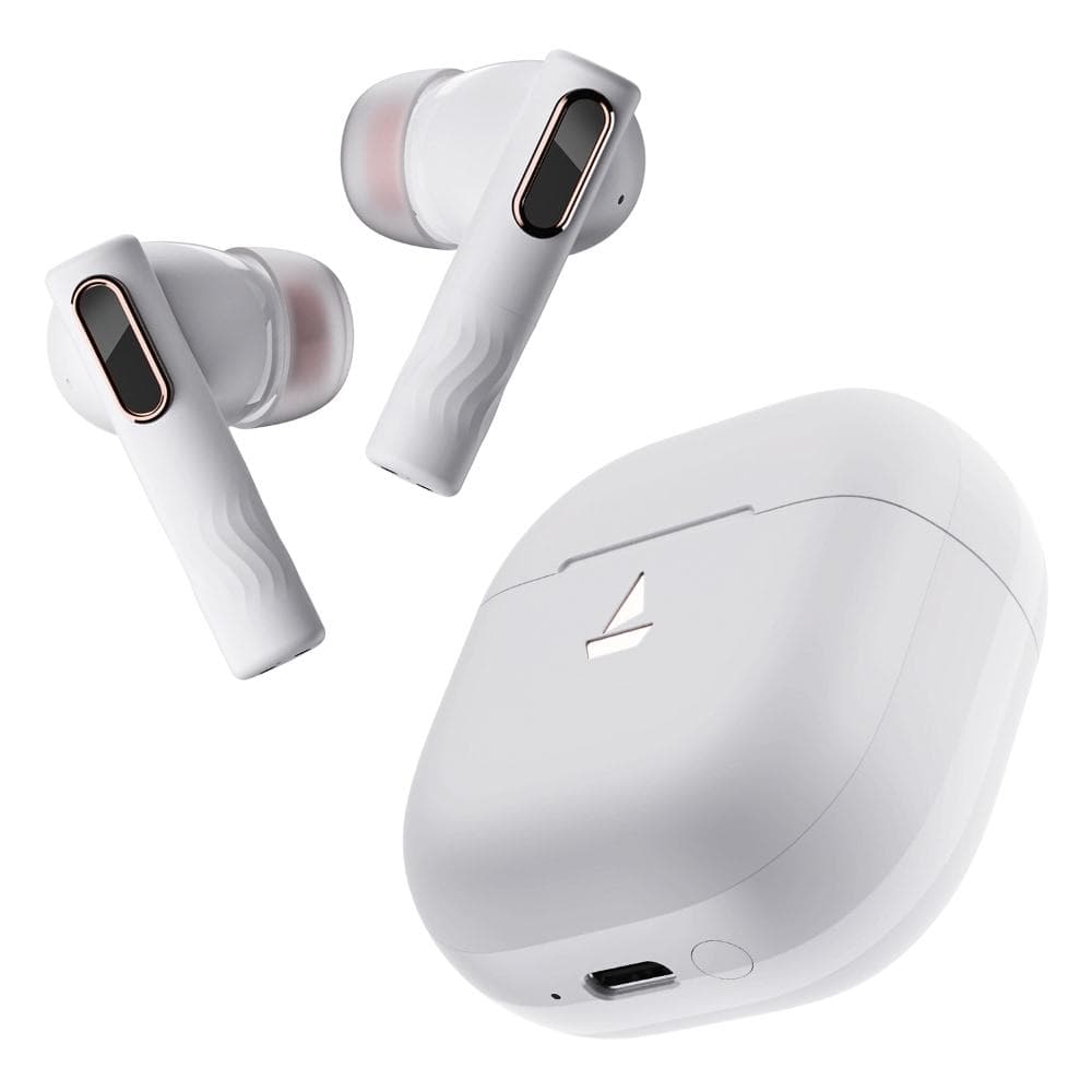 boAt Nirvana Nebula with upto 50 Hrs Playtime, ANC upto 35 dB, Dolby Audio, AI ENx Technology & In-Ear Detection (Celestial White)