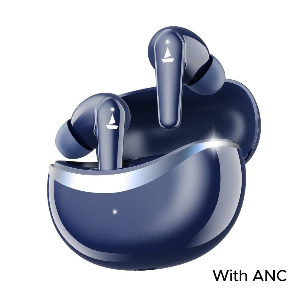 boAt Airdopes 131 Elite ANC with Active Noise Cancellation upto 32 dB, 60 HRS Playback & Chrome Design (Dawn Blue)