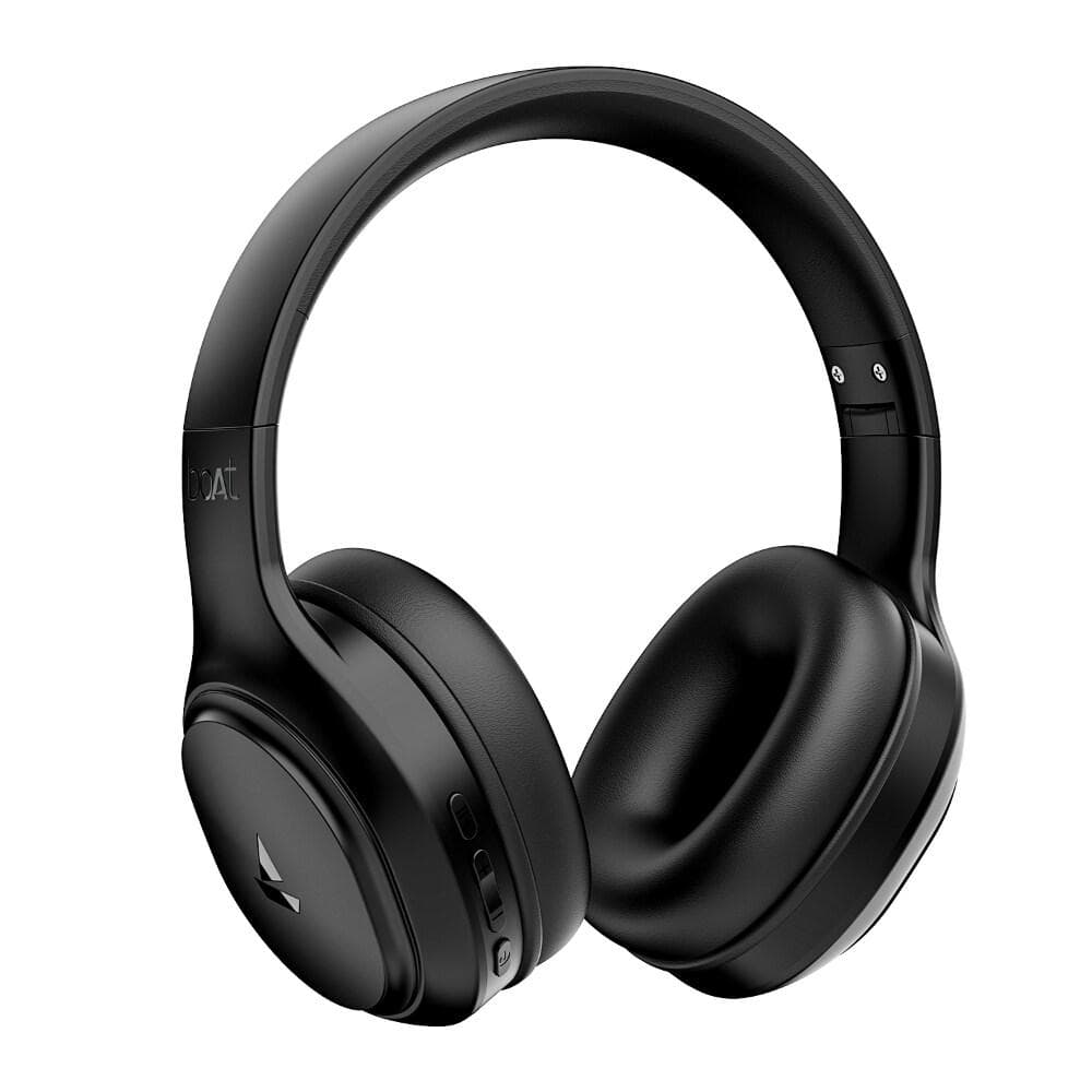 boAt Rockerz 430 Over Ear Bluetooth Headphones with 40 mm Drivers, 40 Hours Battery, Beast Mode for Low Latency (Iris Black)