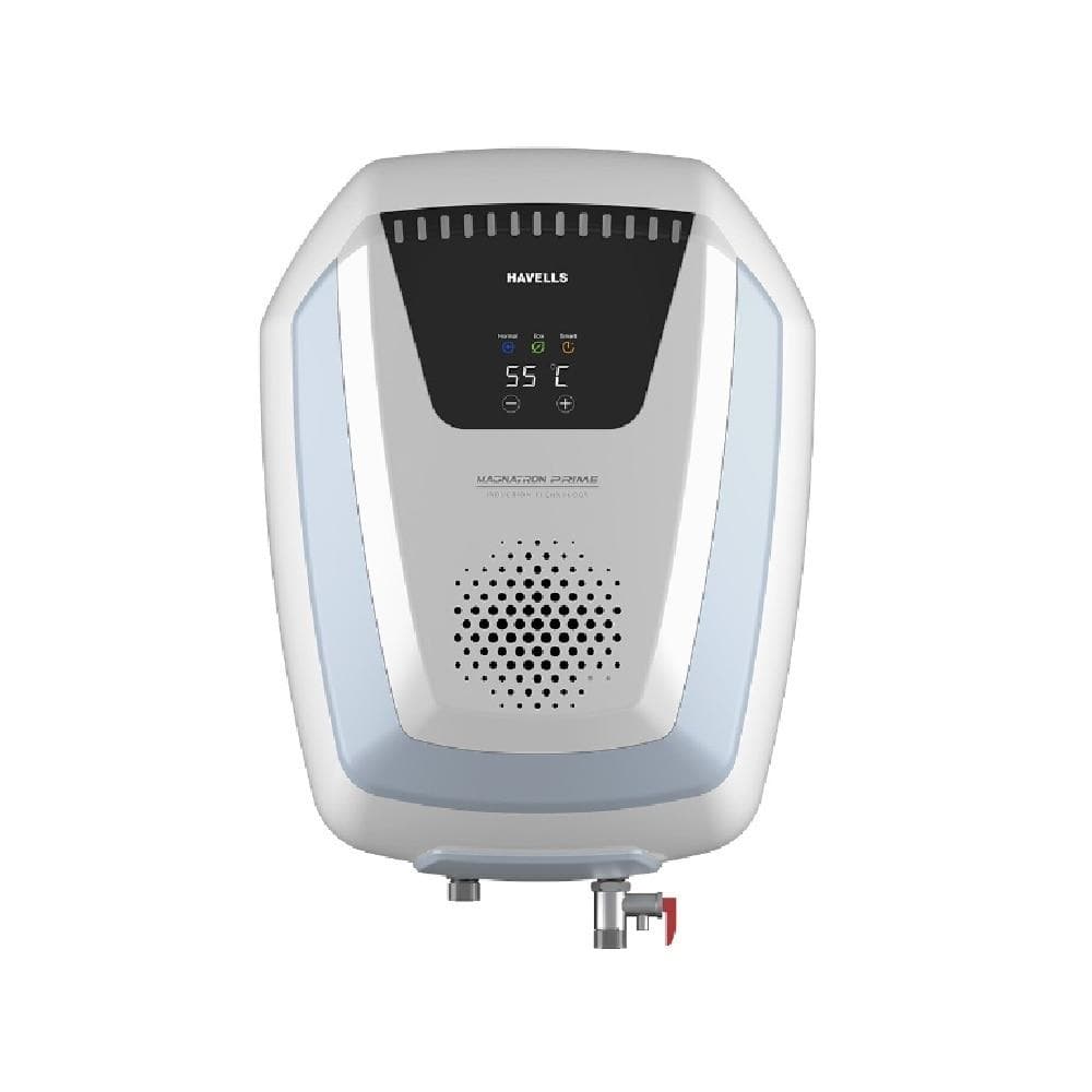 Havells Magnatron Prime 15 litres Vertical Mount Storage Water Heater, White Blue