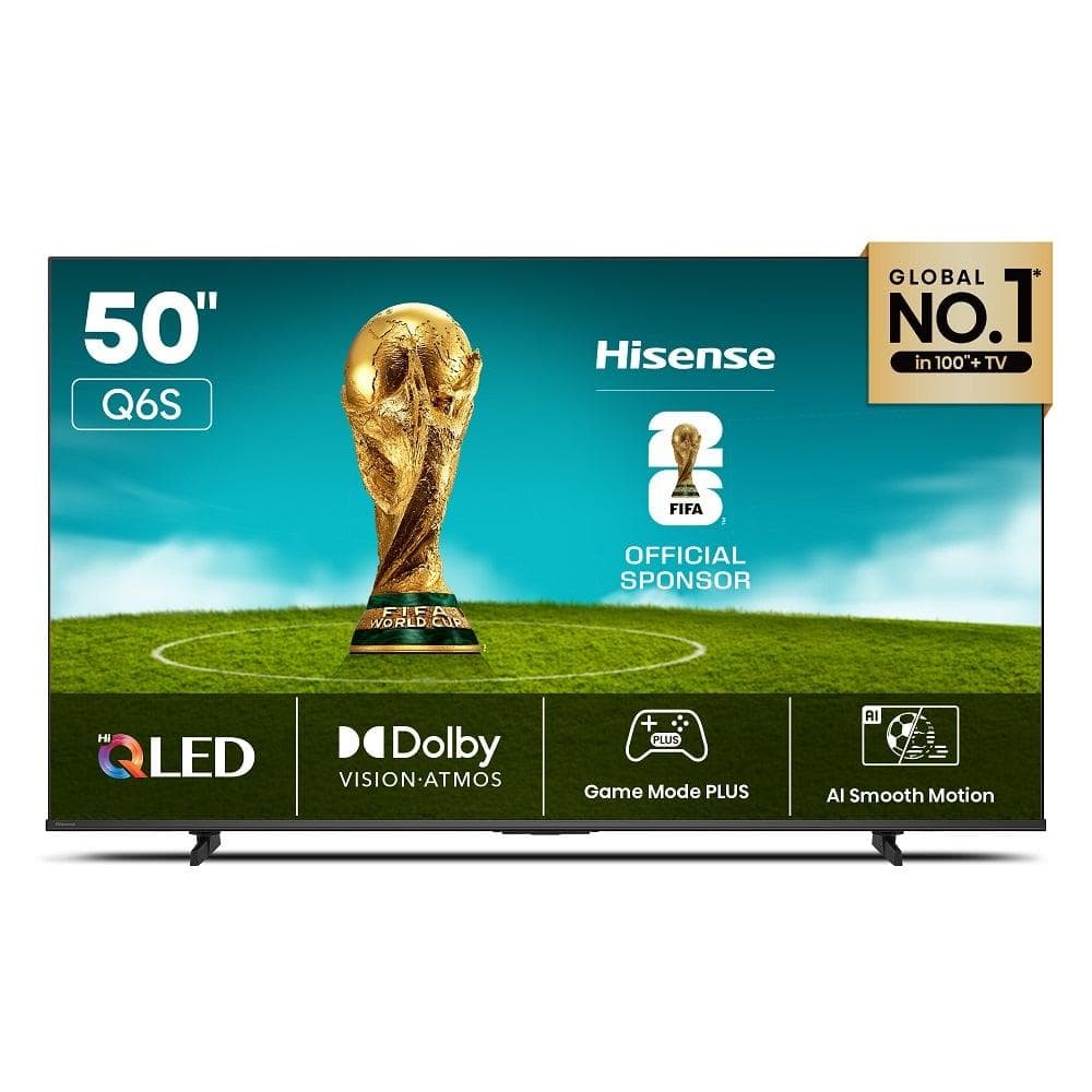 Hisense 126 cm (50 inch) 4K QLED TV (50Q6S)