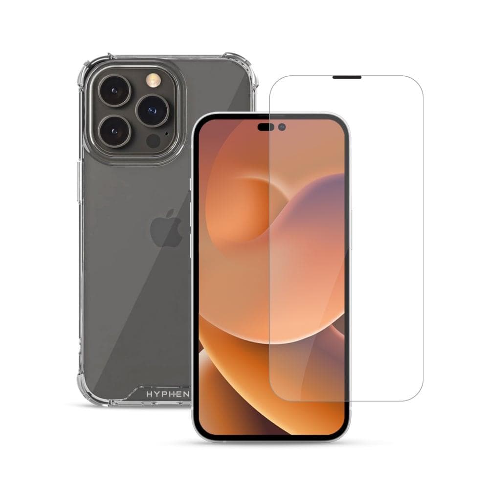 Hyphen DURO Mobile Case for iPhone 14 Pro with Tempered Glass