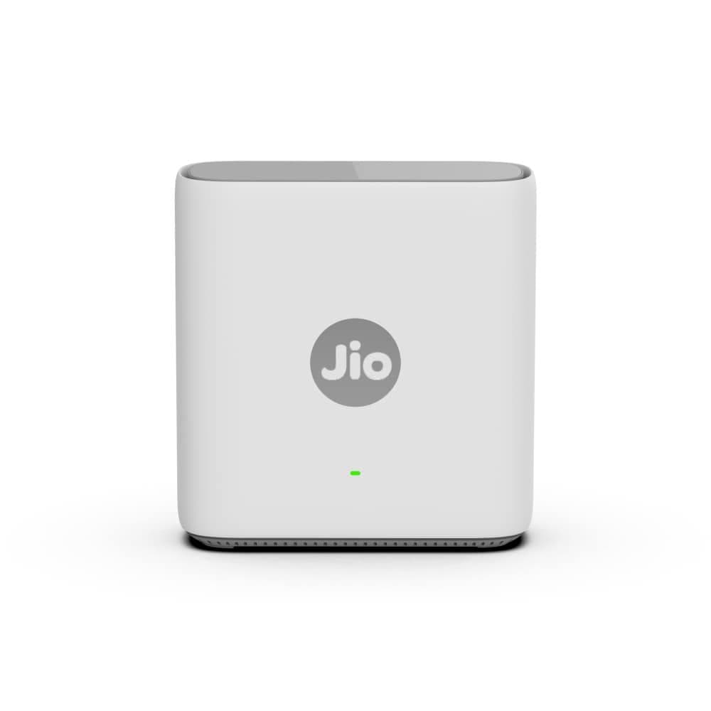 Jio AX6000 Mesh WiFi 6 Device, Works with JioAirFiber Only, Jio True AI Mesh, Dual Band, Up to 6 Gbps Speed, WPA3 Security, Mu-MIMO, OFDMA, Easy Setup with JioHome App, Wireless Range Extender (JE6801)