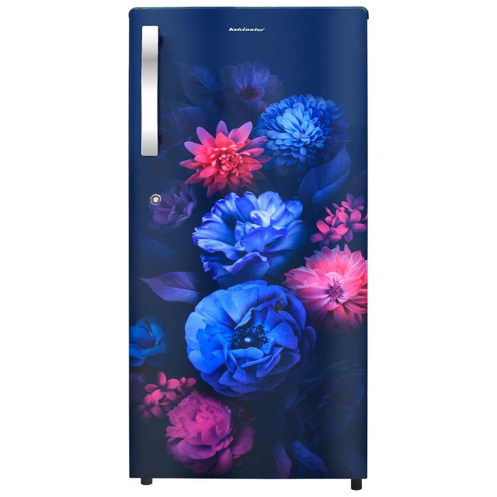 Kelvinator 188 L 1 Star Single Door Direct Cool Refrigerator with 90 Mins Fast Freezing Technology, 10 Days Milk Preservation, vFresh Technology, Windy Blue, KRD-F200EBEWBD