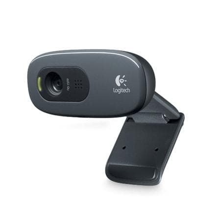 Logitech C270 HD Webcam with Built-in Noise-Reducing Mic, for Windows and Mac