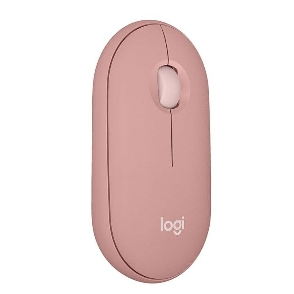 Logitech Pebble Mouse 2 M350s Slim Bluetooth Wireless Mouse, Rose