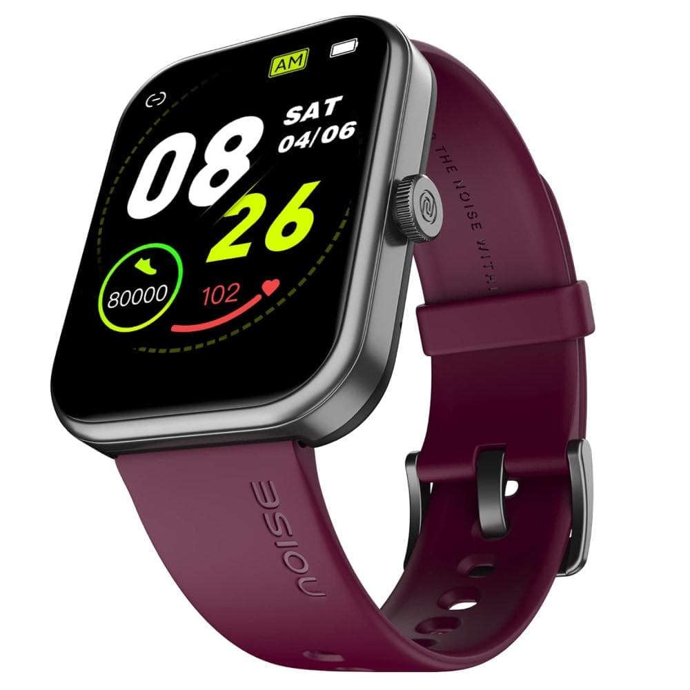 Noise ColorFit Victor 2025 Edition Smartwatch, Deep Wine